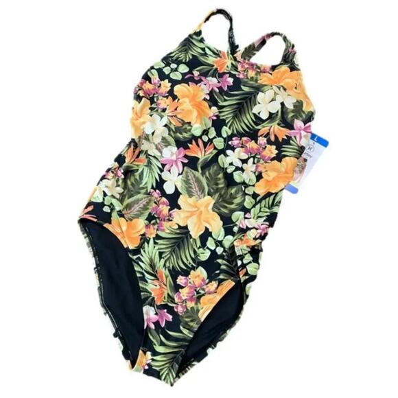Hurley Ladies Swimsuit Swim Swimwear Bathing Suit Size Large 12 NEW - Picture 1 of 8